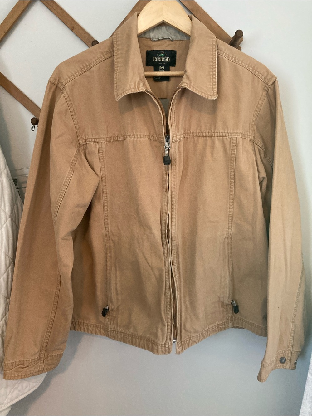 RedHead Light Brown Canvas Zip Jacket